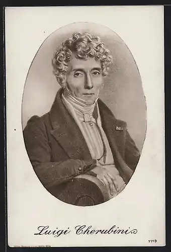 Künstler-AK Musiker Luigi Cherubini im Portrait