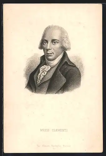 Künstler-AK Musiker Muzio Clementeni im Portrait