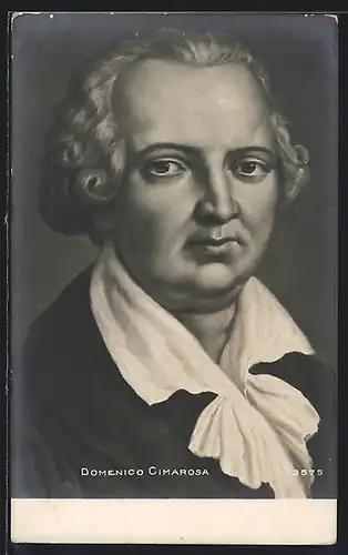 Künstler-AK Musiker Domenico Cimarosa im Portrait