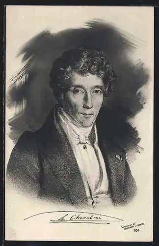 AK Cherubini, Portrait des Komponisten
