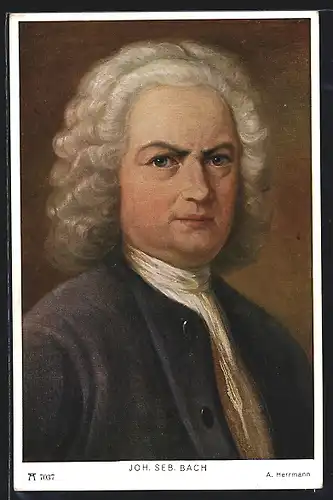 AK Bildnis des Komponisten Johann Sebastian Bach