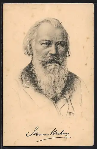 AK Dr. Johannes Brahms, 1833-1897, Komponist