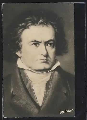 AK Beethoven, Kopfportrait des Komponisten