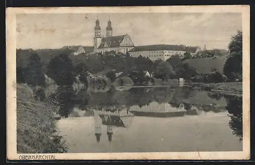 AK Obermarchtal, Blick zum Kloster