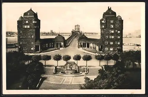 AK Duisburg-Ruhrort, Admiral-Scheer-Brücke