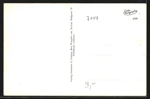 AK Bad Wimpfen, Partie am Adlerbrunnen