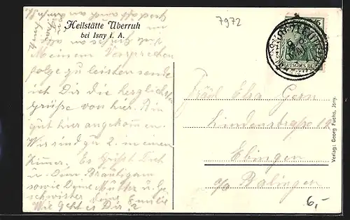 AK Isny, Heilstätte Überruh