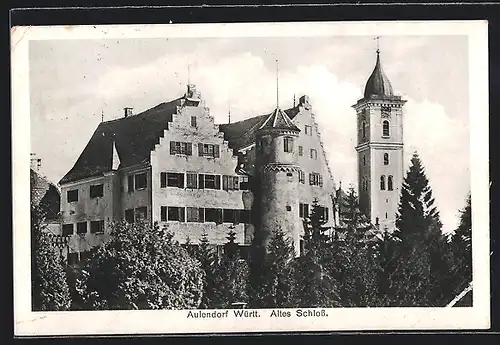 AK Aulendorf in Württ., das alte Schloss
