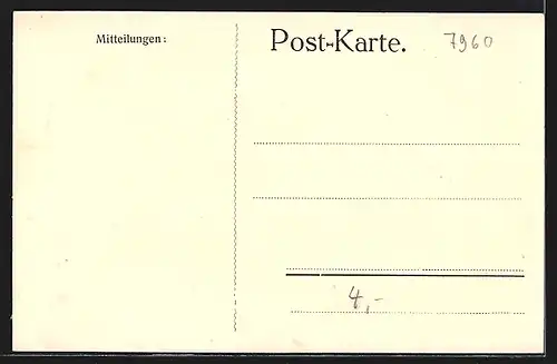 AK Aulendorf, Panoramaansicht der Ortschaft