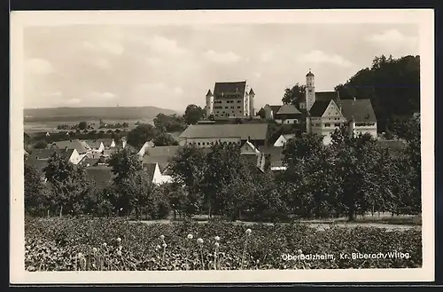 AK Oberbalzheim bei Biberach in Wttbg., Gesamtansicht