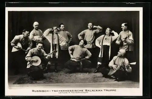 AK Russisch-Tscherkessische Balalaika Truppe