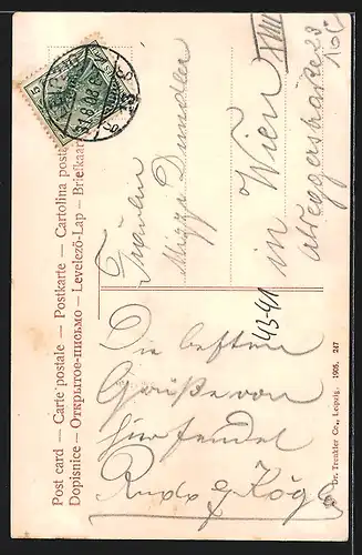 AK Leipzig, Petersstrasse zur Leipziger Messe