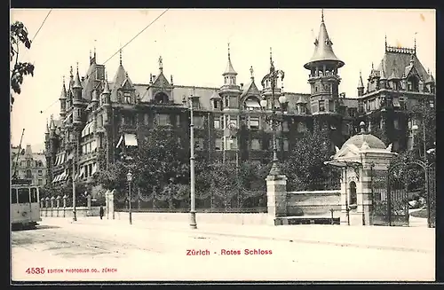 AK Zürich, Rotes Schloss