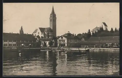 AK Romanshorn, Teilansicht mit Kirche