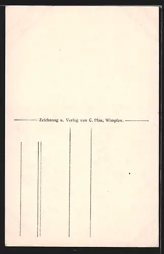 Künstler-AK Heilbronn a. N., Kaisersheimerhof