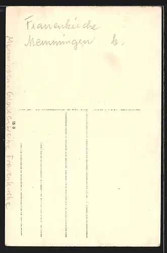 AK Memmingen, Glockenweihe in der Frauenkirche