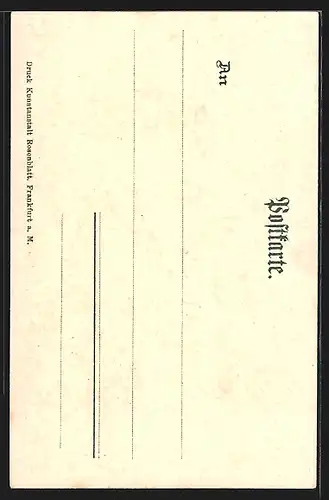 Lithographie Heidelberg, Gesprengter Turm