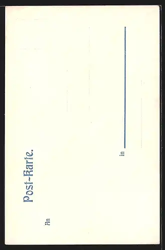 Künstler-AK Bebenhausen, Schreitturm mit Reiter