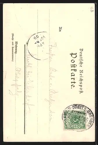 Künstler-AK Heinrich Kley: Meissen, Albrechtsburg mit Booten