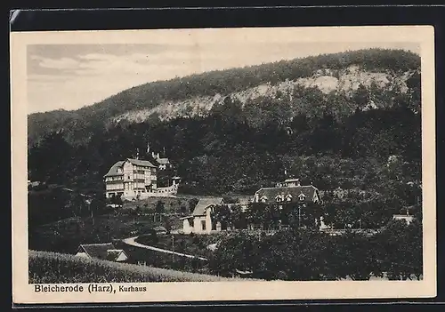 AK Bleicherode /Harz, Kurhaus mit Umgebung