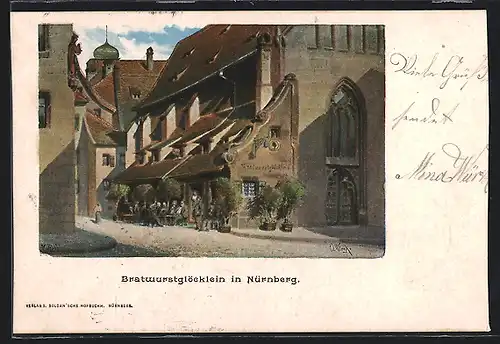AK Nürnberg, Gasthaus Bratwurstglöcklein