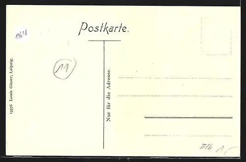 AK Lautenthal / Harz, Ortspartie im Gebirge