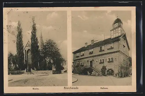 AK Bleicherode, Kirche und Rathaus