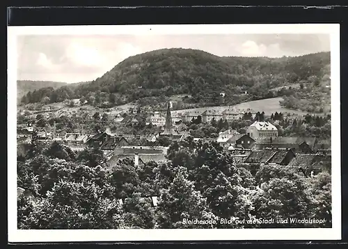 AK Bleicherode, Blick auf die Stadt und Windolskopf