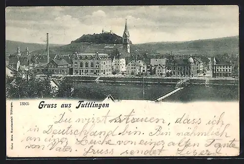 AK Tuttlingen, Ortsansicht mit Umgebung