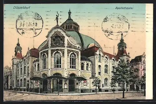 AK Düsseldorf, Blick aufs Apollotheater