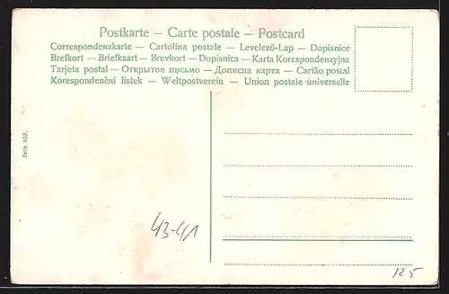 AK Leipzig, Strassenpartie zur Leipziger Messe