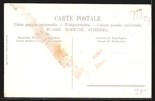 AK Turbenthal, Totalansicht von einem Berg aus