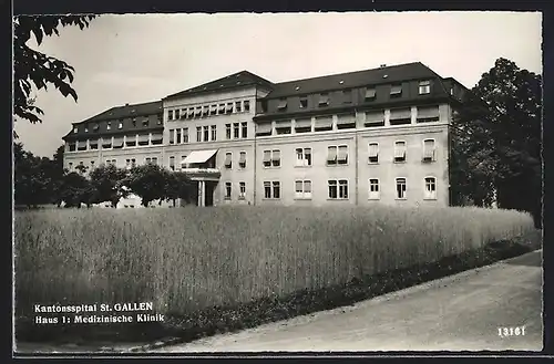 AK St. Gallen, Kantonsspital, Haus 1 mit Medizinischer Klinik