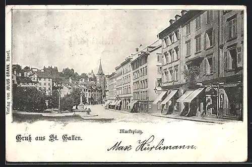 AK St. Gallen, Marktplatz