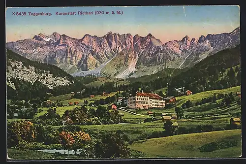 AK Toggenburg, Kuranstalt Rietbad