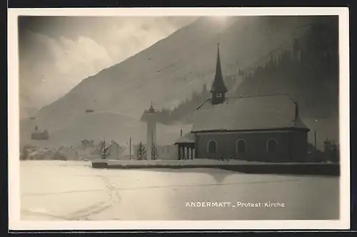 AK Andermatt, Protest. Kirche