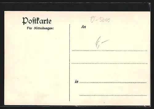 AK Erfurt, Häuser an der Lehmannsbrücke