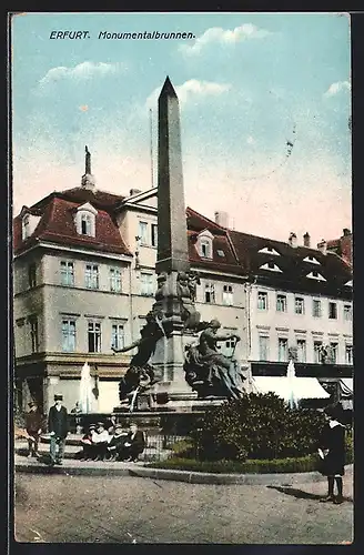 AK Erfurt, Monumentalbrunnen