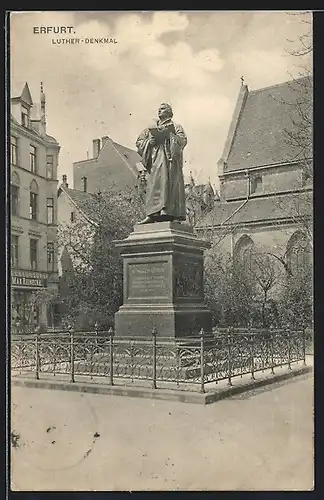 AK Erfurt, Luther-Denkmal