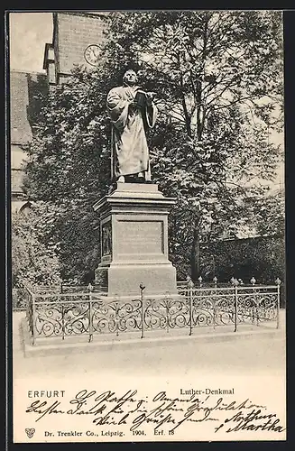 AK Erfurt, Lutherdenkmal