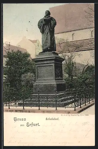 AK Erfurt, Lutherdenkmal