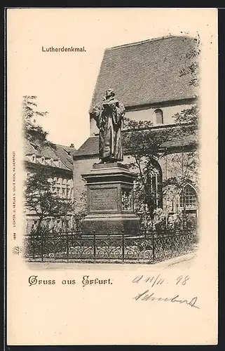 AK Erfurt, Lutherdenkmal