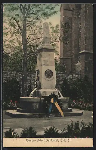 AK Erfurt, Gustav Adolf-Denkmal