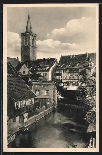 AK Erfurt, Altstadt mit Kirche