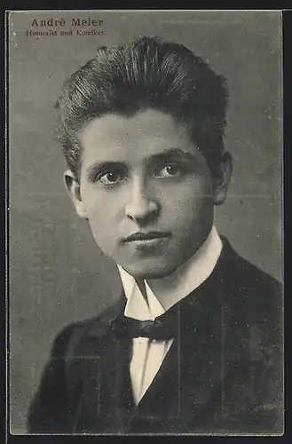 AK Komiker André Meier im Halbporträt