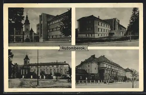 AK Ruzomberok, Strassenpartie und verschiedene Gebäude