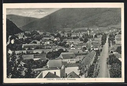 AK Kupele Trenc Teplice, Panorama