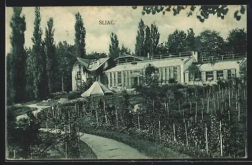 AK Sliac, Parkanlage