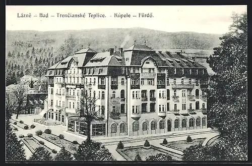 AK Bad Trencianské Teplice, Kúpele Fürdö