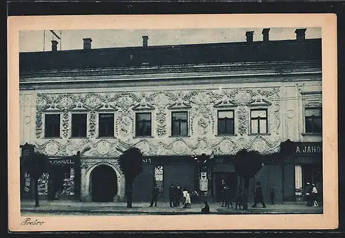 AK Presov, Verziertes Gebäude